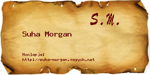 Suha Morgan névjegykártya